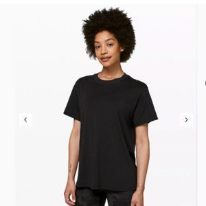 Lululemon All Yours Boyfriend Tee Black 6